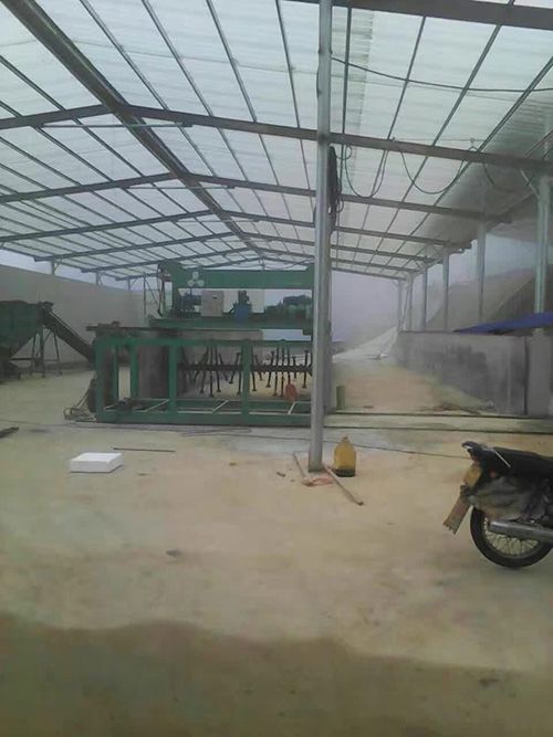 湖南客戶有機肥生產(chǎn)設備調試現(xiàn)場圖1