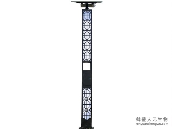 景觀(guān)風(fēng)吸式太陽(yáng)能殺蟲(chóng)燈