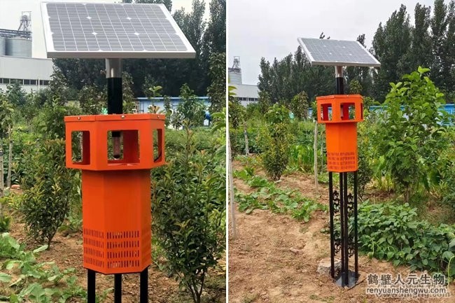 景觀式太陽(yáng)能風(fēng)吸殺蟲燈使用案例
